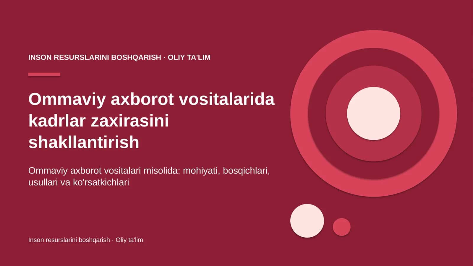 ommaviy axborot vositalarida kadrlar zaxirasini shakllantirish 1403