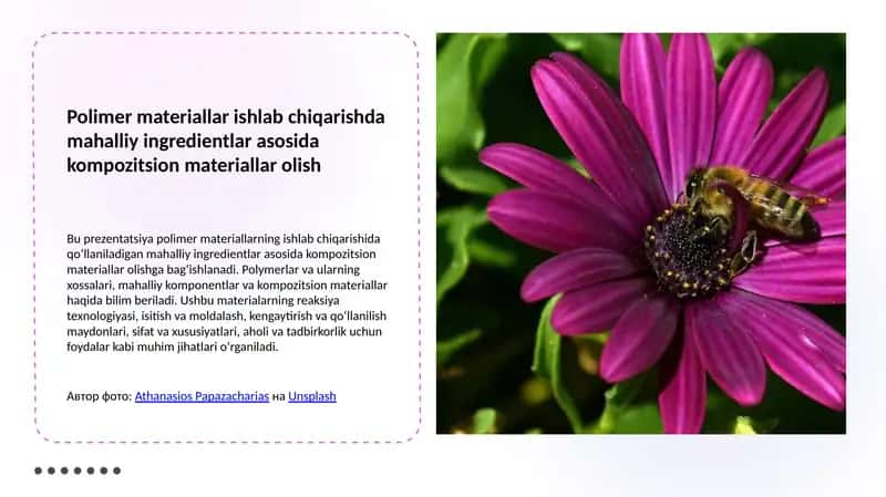 Polimer materiallar ishlab chiqarishda mahalliy ingredientlar asosida kompozitsion materiallar olish