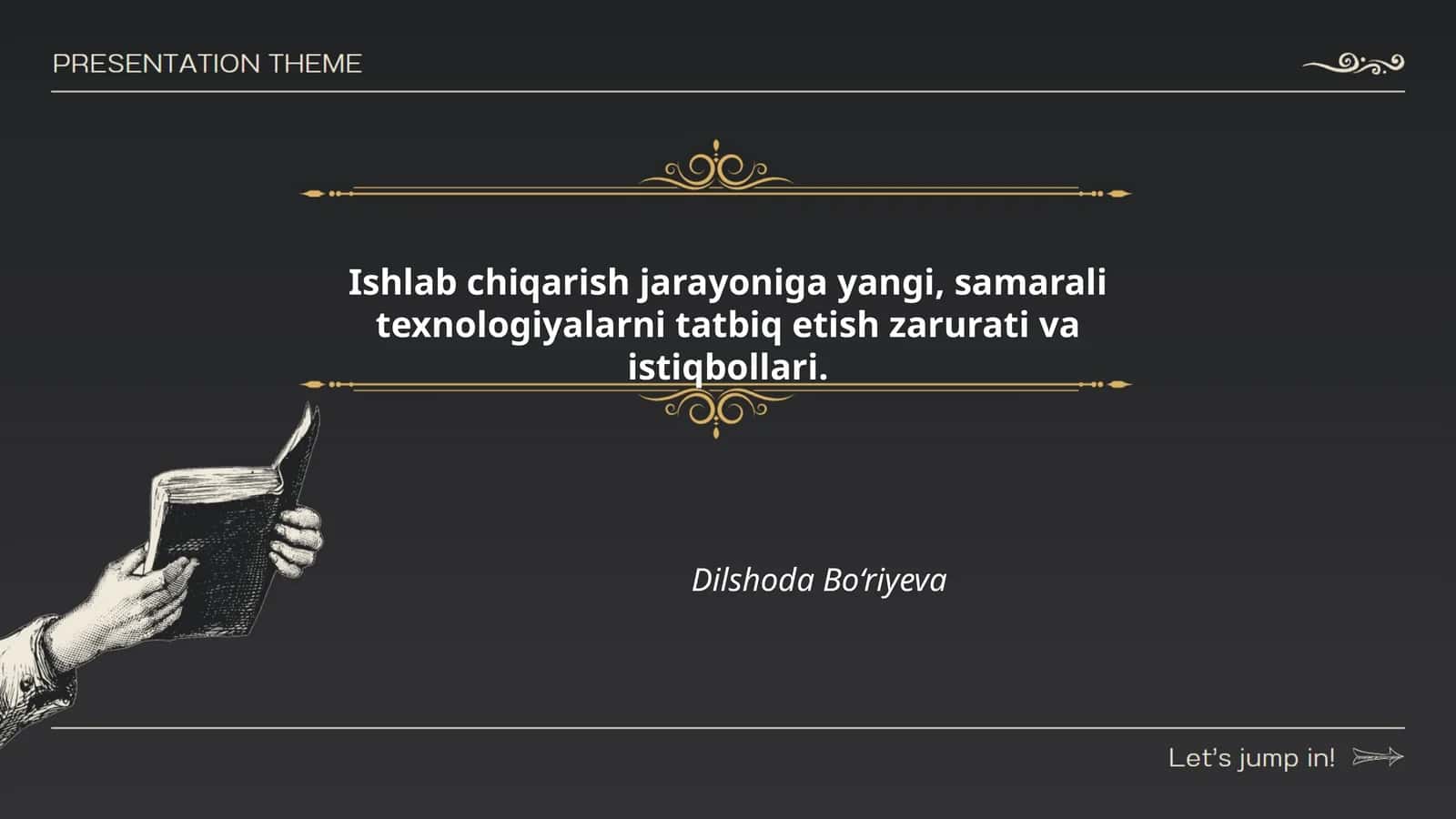 Ishlab chiqarish jarayonida yangi texnologiyalar