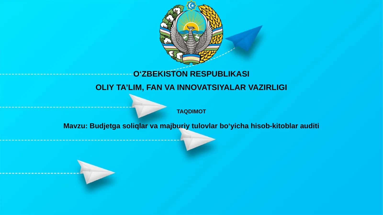 Soliqlar va Majburiy To'lovlarni Hisoblash Auditi