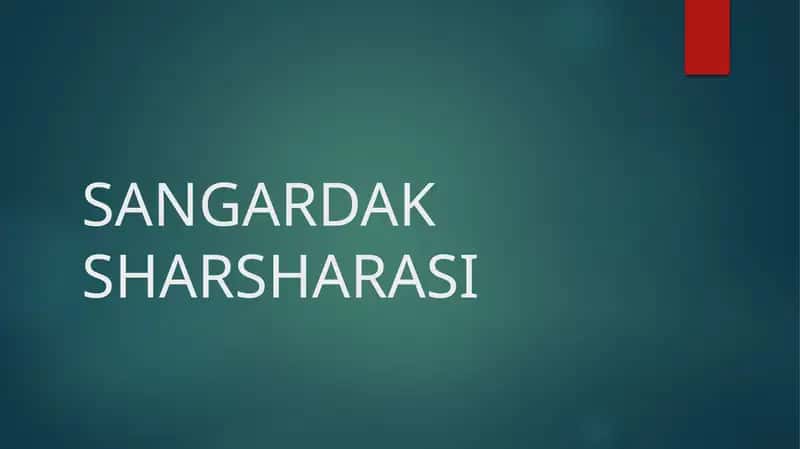 Sangardak sharsharasi