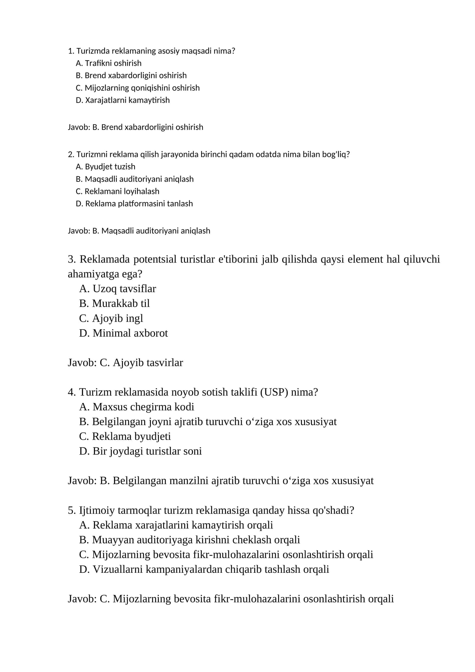 Turizmda reklama