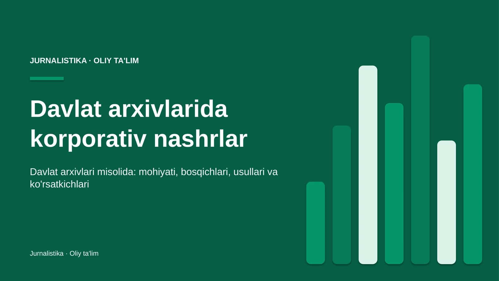 Korporativ nashrlar: mohiyati