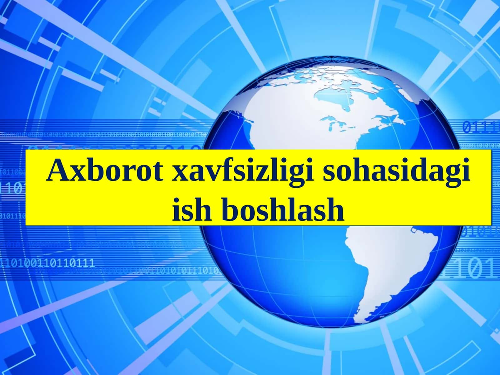 Axborot xavfsizligi sohasida ish boshlash