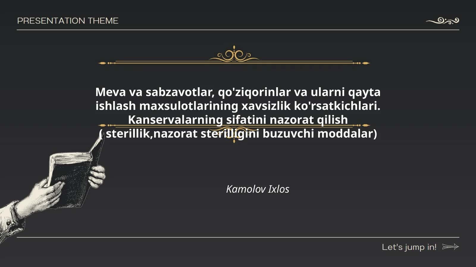 Kanservalarning sifatini nazorat qilish