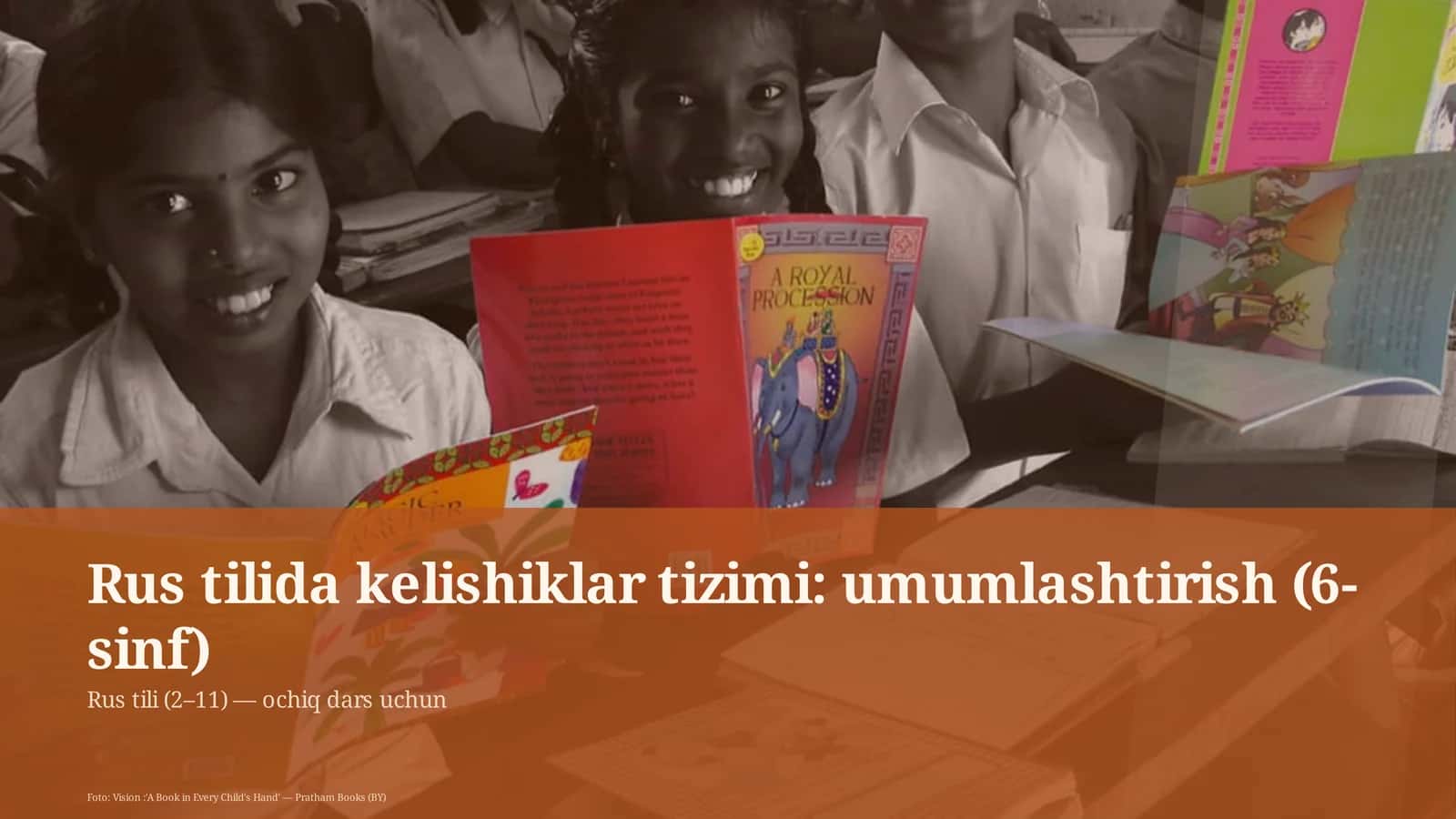 Rus tilida kelishiklar tizimi: umumlashtirish (6-sinf)