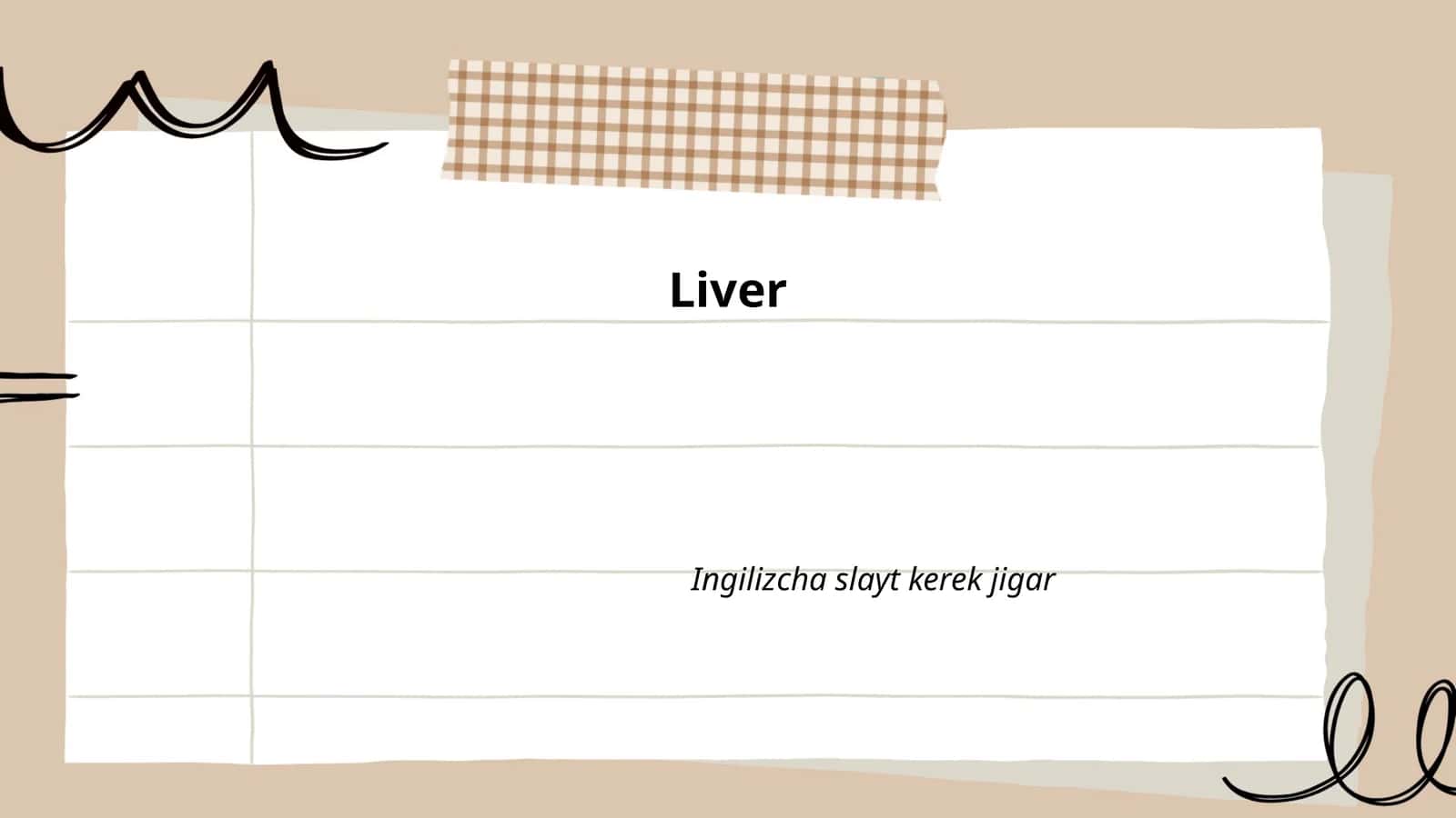 Jigar anatomiya