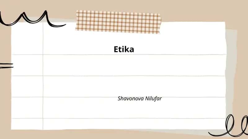 Etika