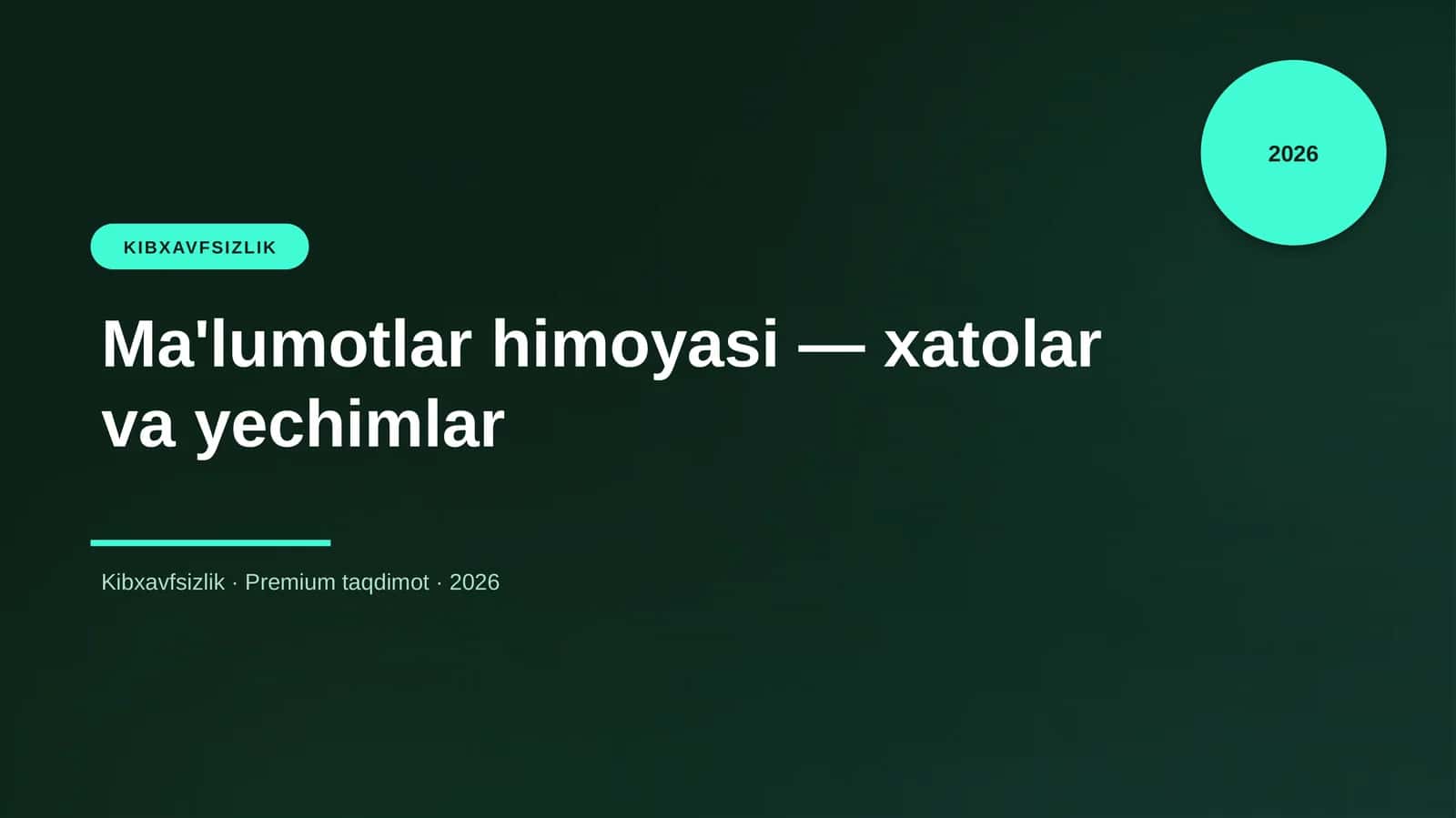 KIBXAVFSIZLIK