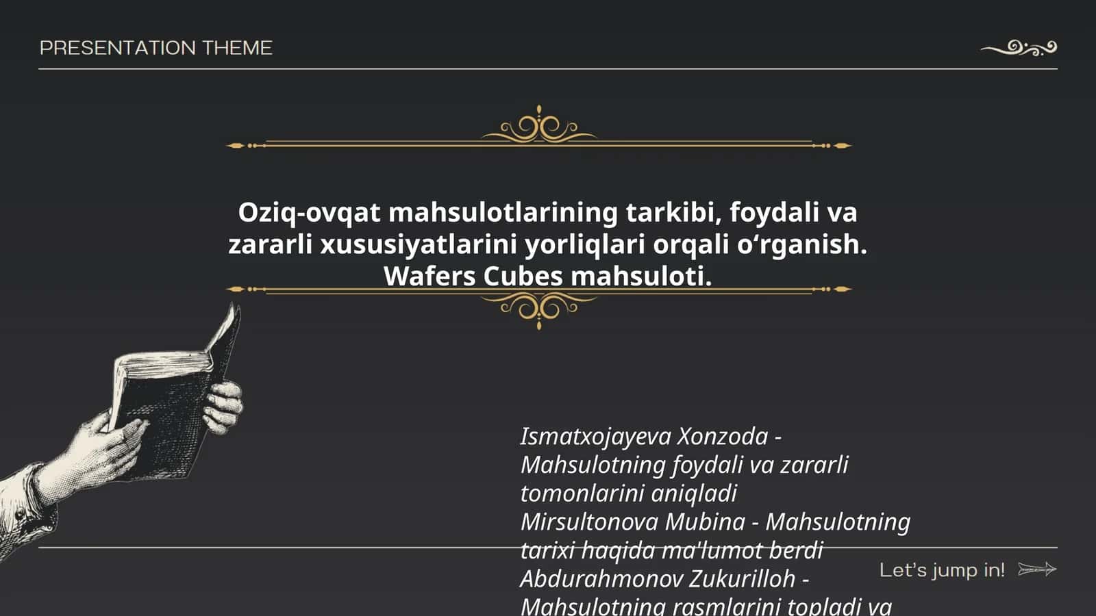 Wafers Cubes mahsuloti