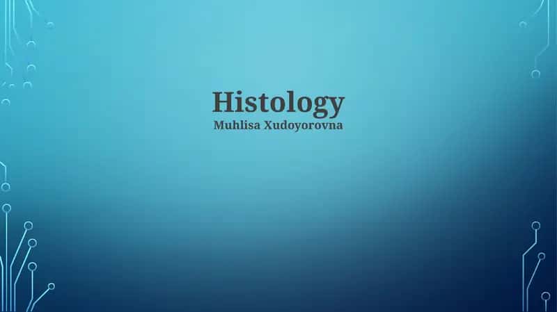 Histologiya