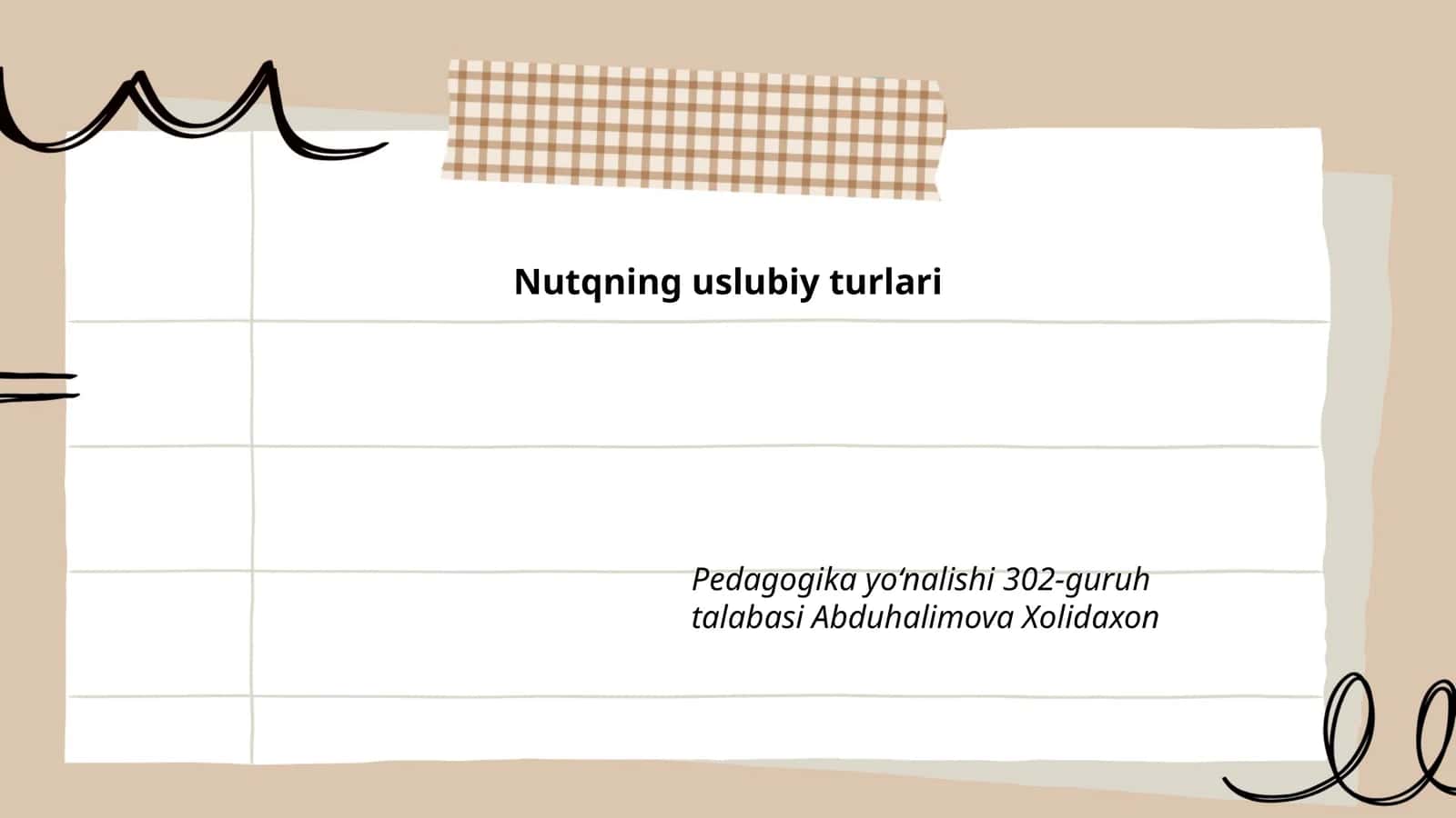 Nutqning uslubiy turlari