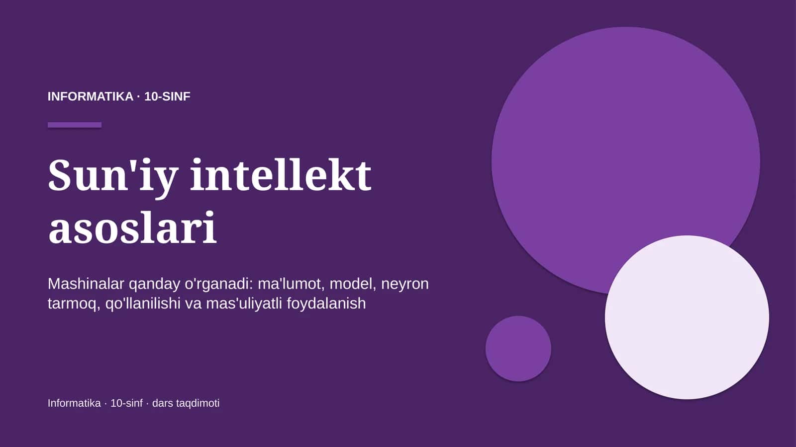 sun'iy intellekt asoslari 10 sinf 8825