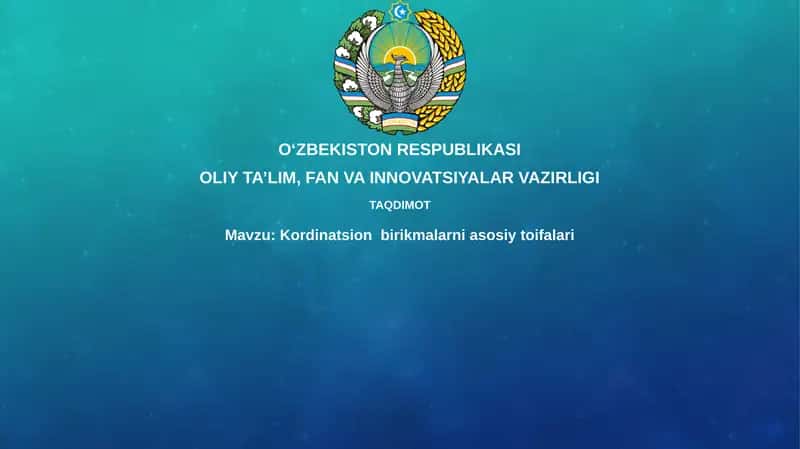 Koordinatsion birikmalar