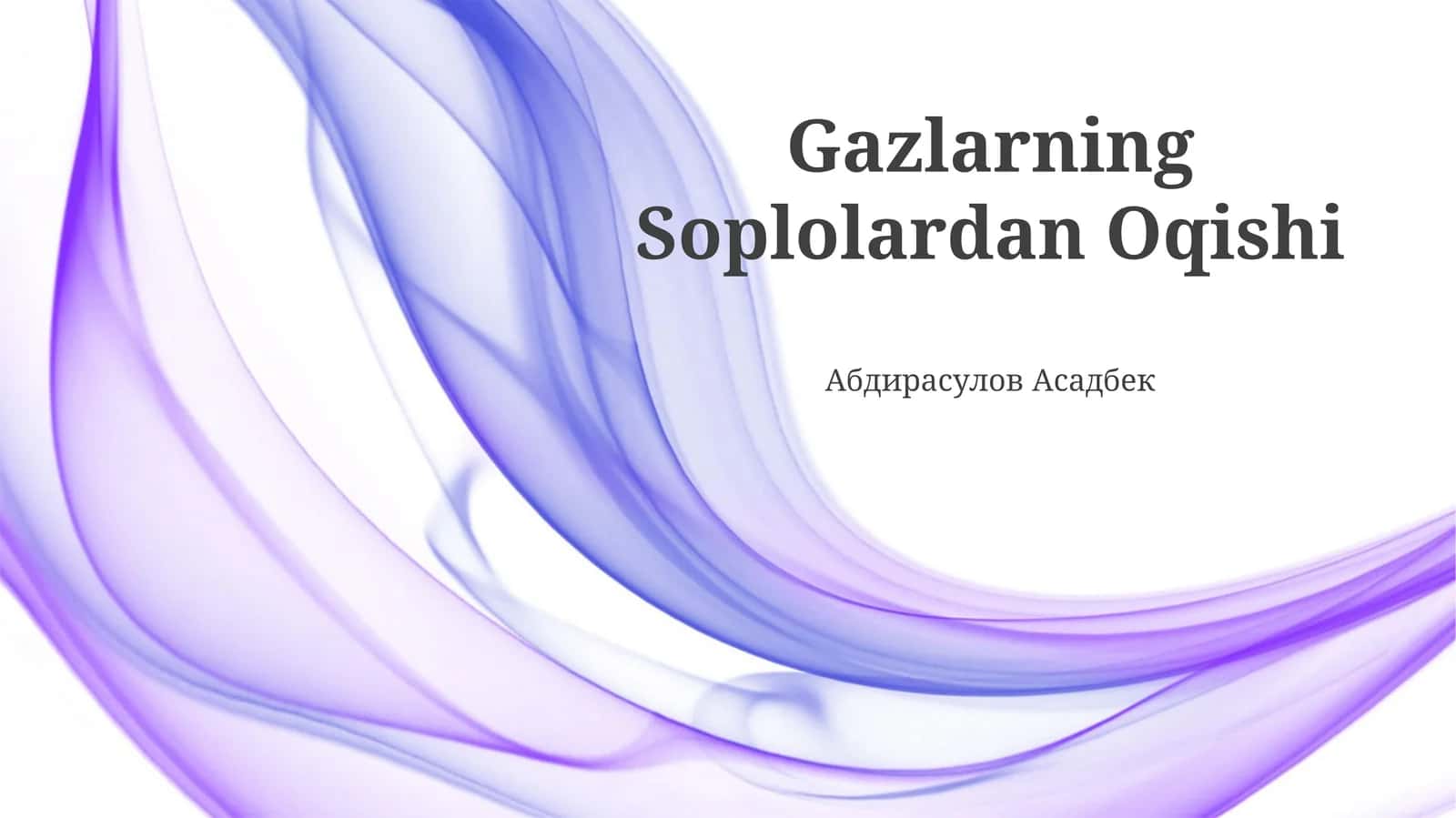 Tog'lardan Gazellar Oqimi