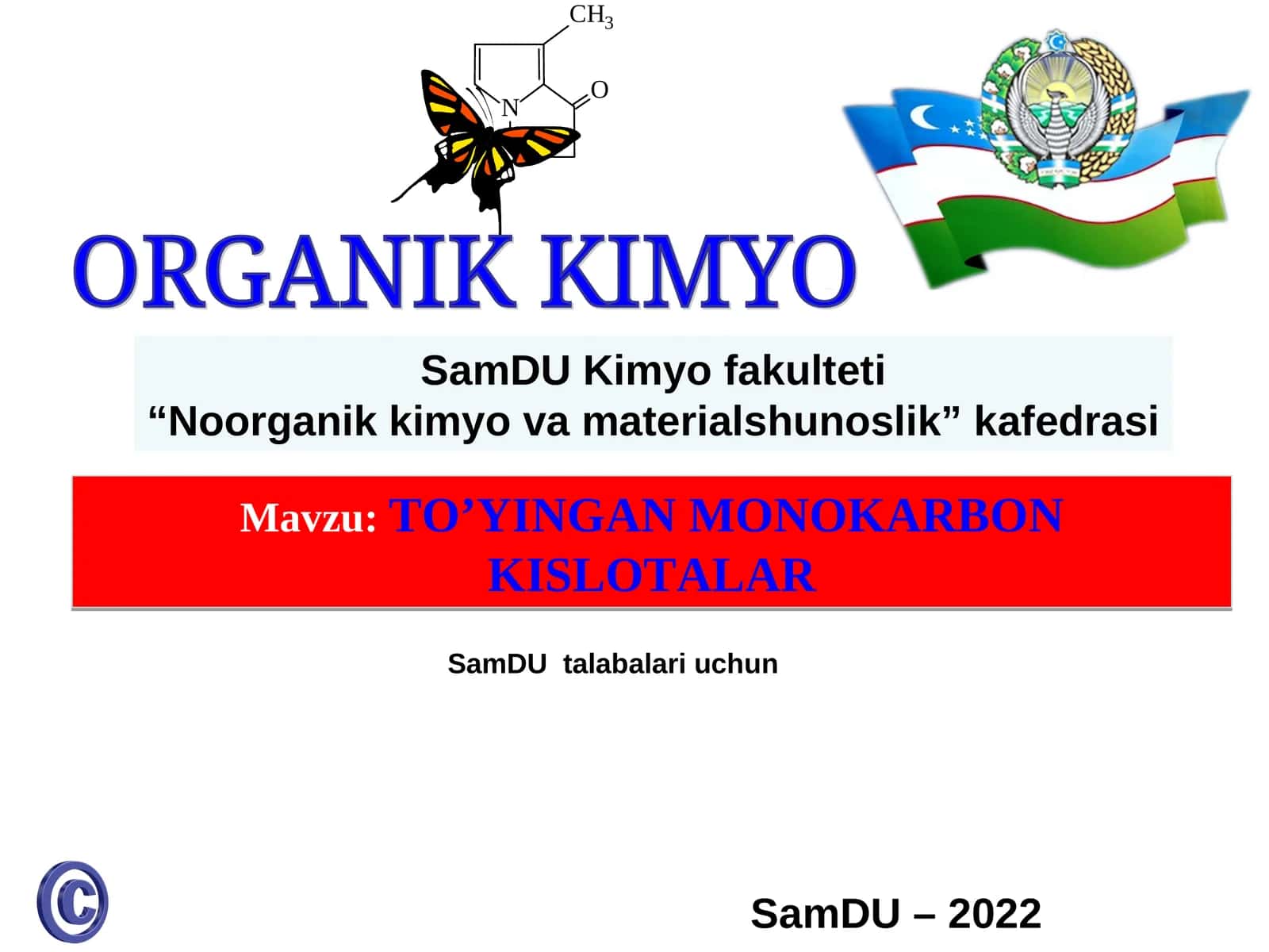 ORGANIK KIMYO