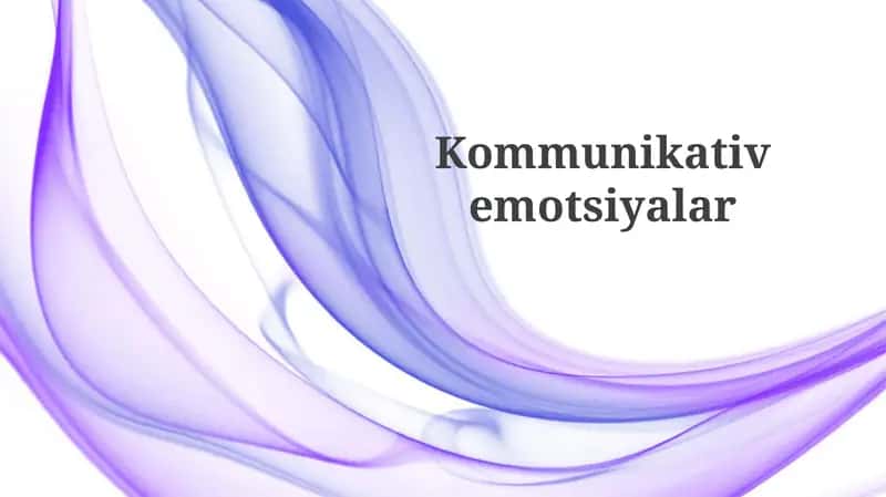 Kommunikativemotsiyalar