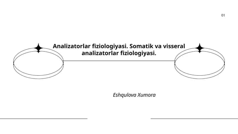 Analizatorlar fiziologiyasi