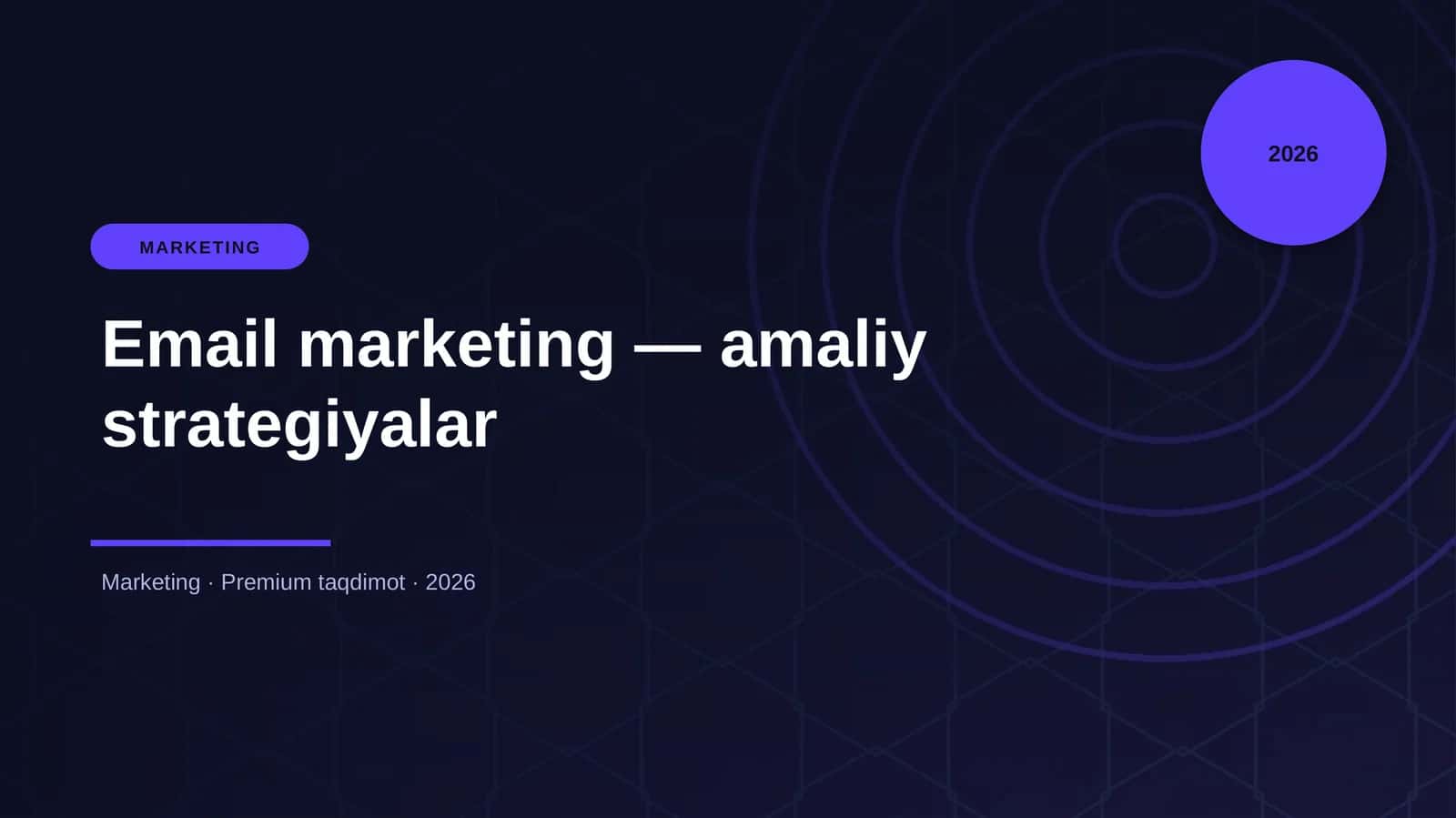 Email marketing — amaliy strategiyalar