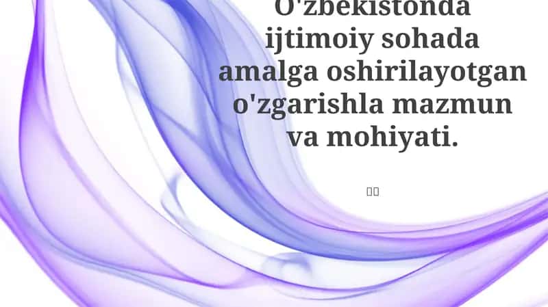 O'zbekiston ta'lim islohotlari