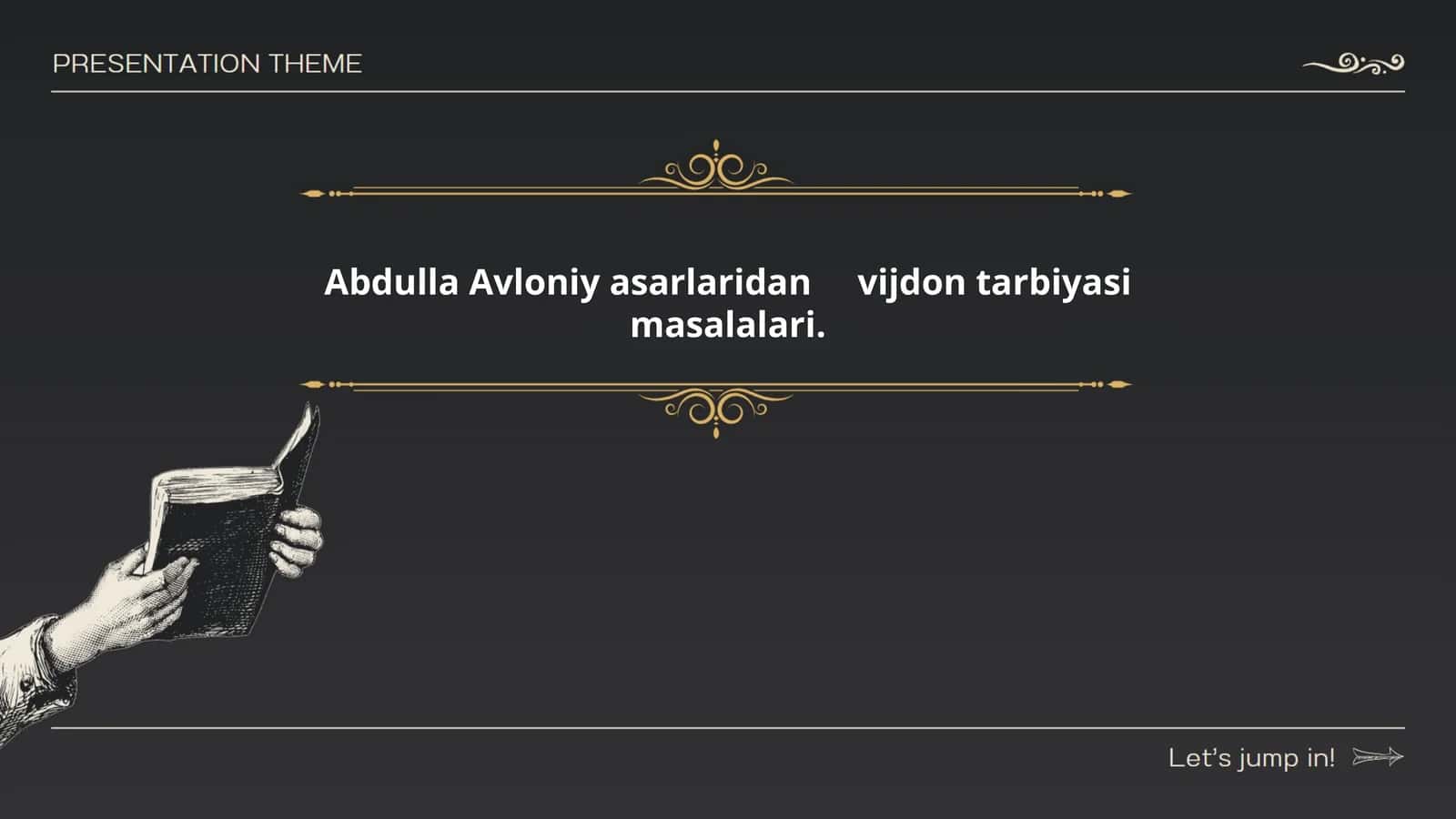 Abdulla Avloniyning vijdon tarbiyasi borasidagi qarashlari