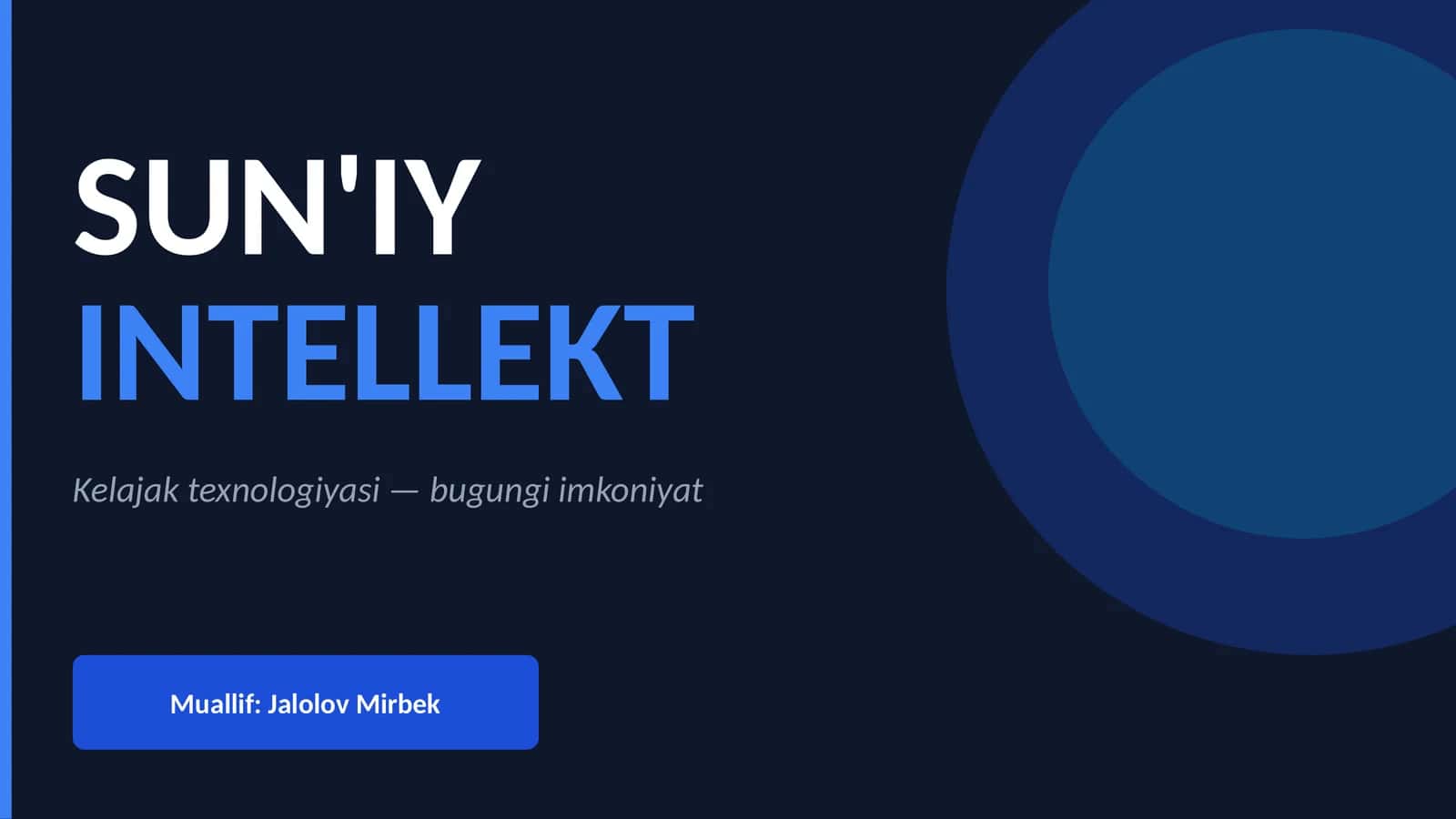 SUN'IY INTELLEKT22