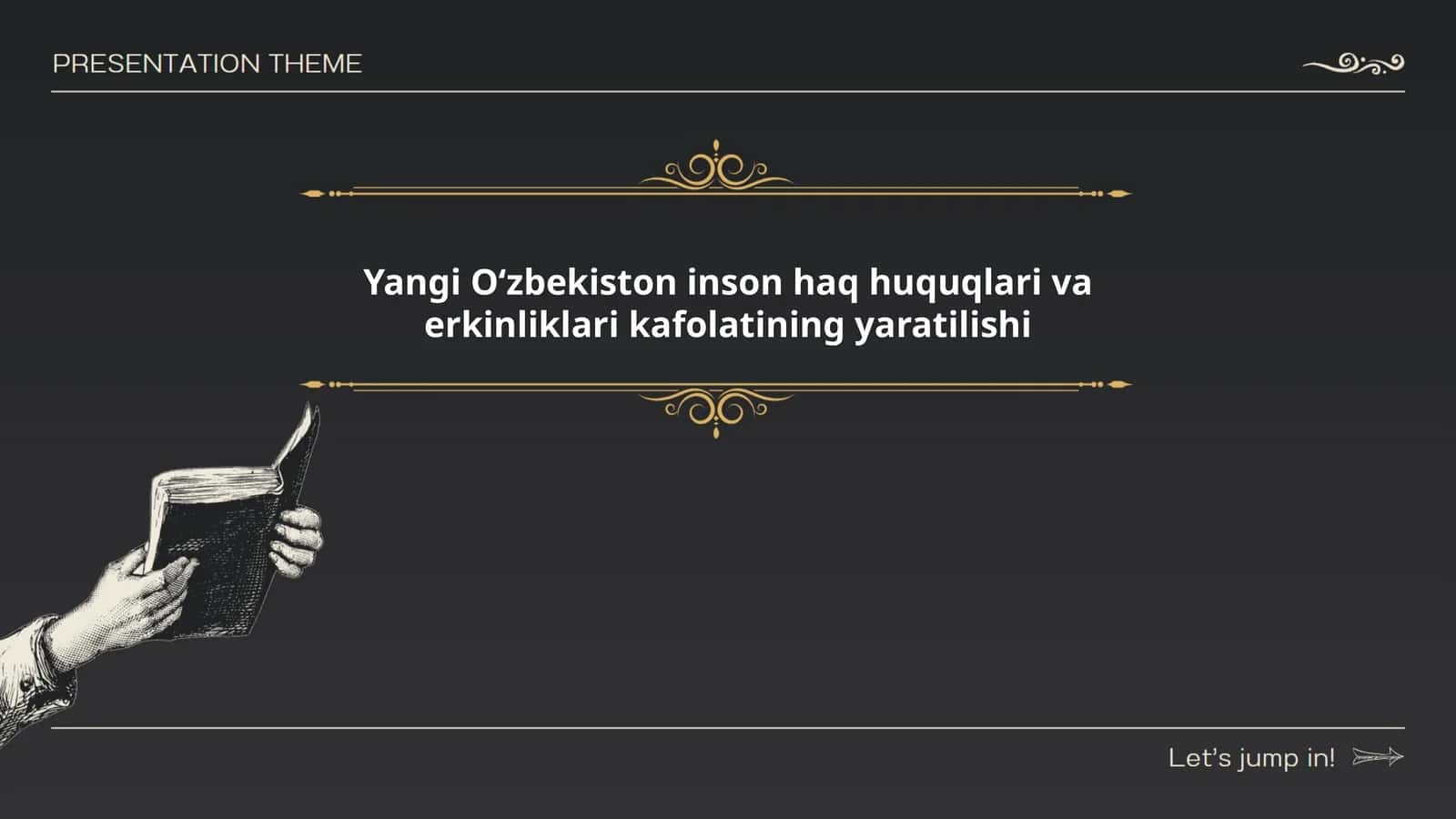 Yangi Oʻzbekiston inson haq huquqlari va erkinliklari kafolatining yaratilishi