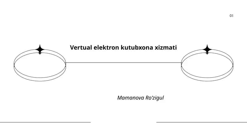 Vertual elektron kutubxona xizmati