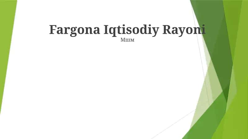 Fargona Iqtisodiy Rayoni