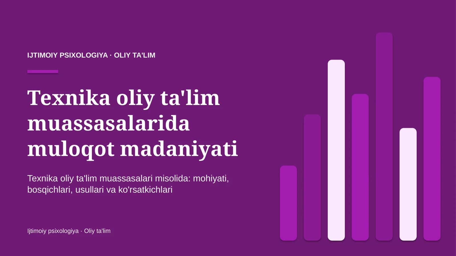 texnika oliy ta'lim muassasalarida muloqot madaniyati 7524