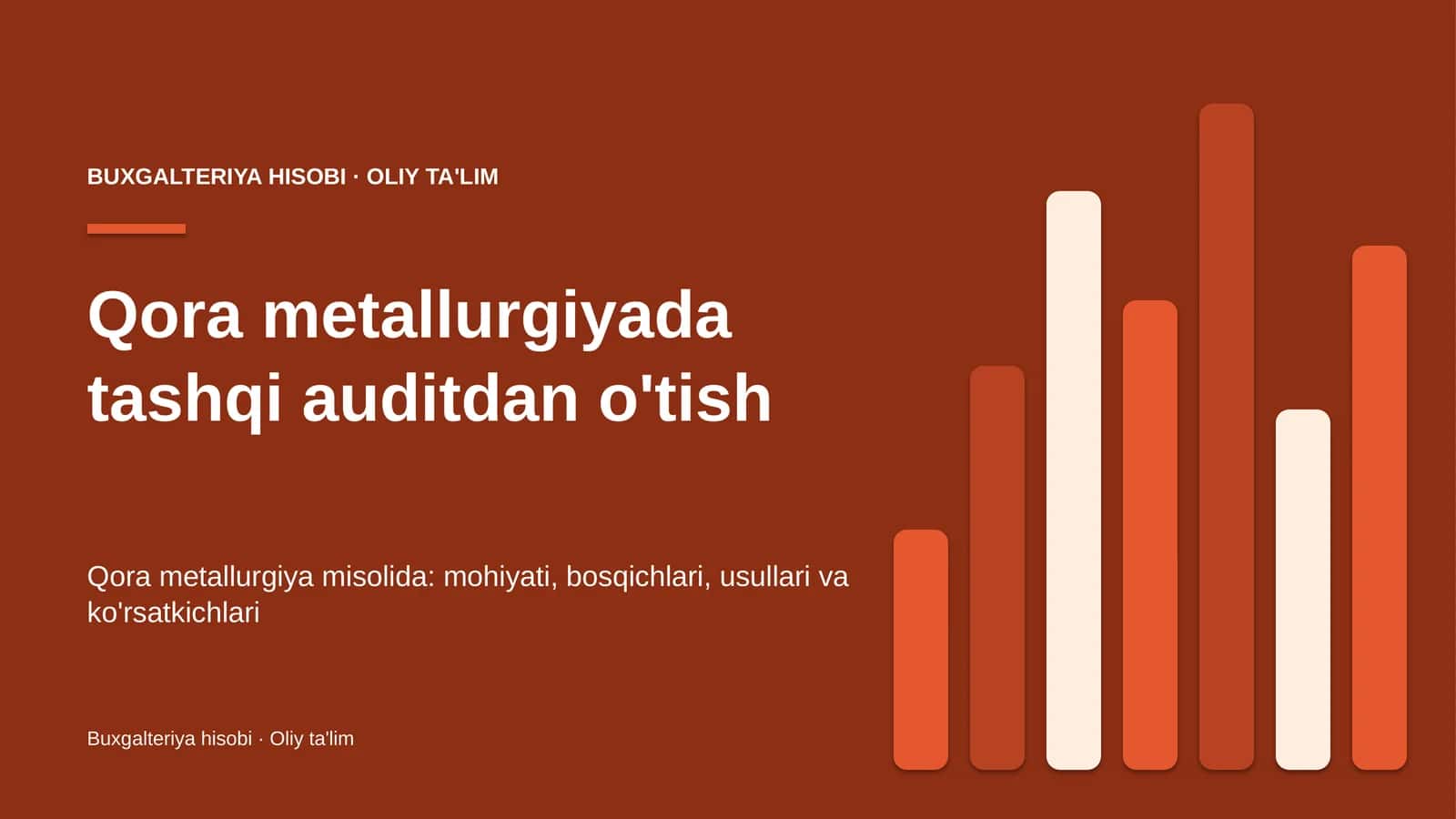 qora metallurgiyada tashqi auditdan o'tish 3964