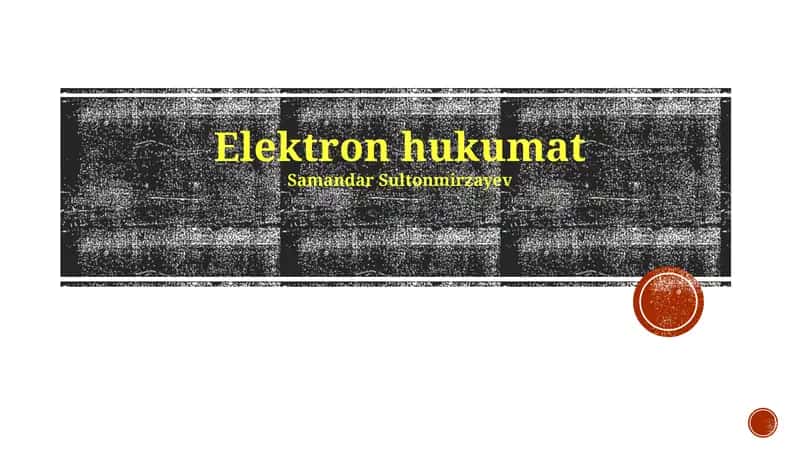 Elektron Hukumat