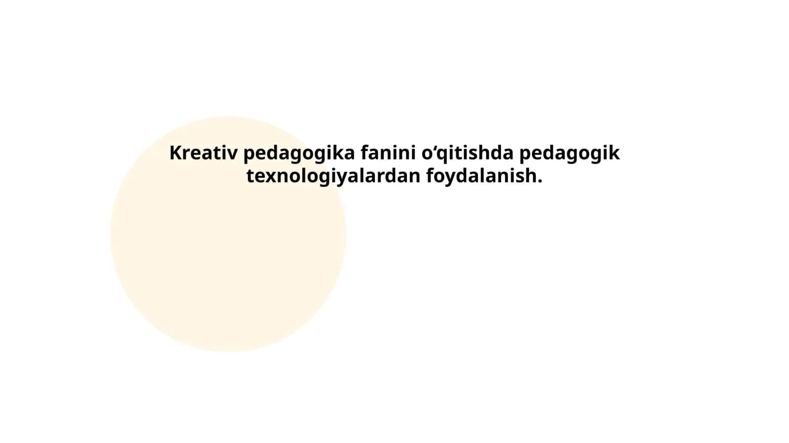 Kreativ Pedagogika: Mohiyati va ahamiyati