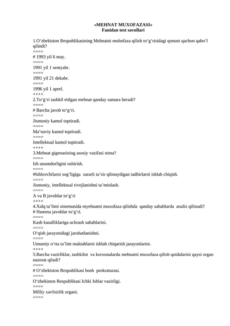 MEHNAT MUXOFAZASI