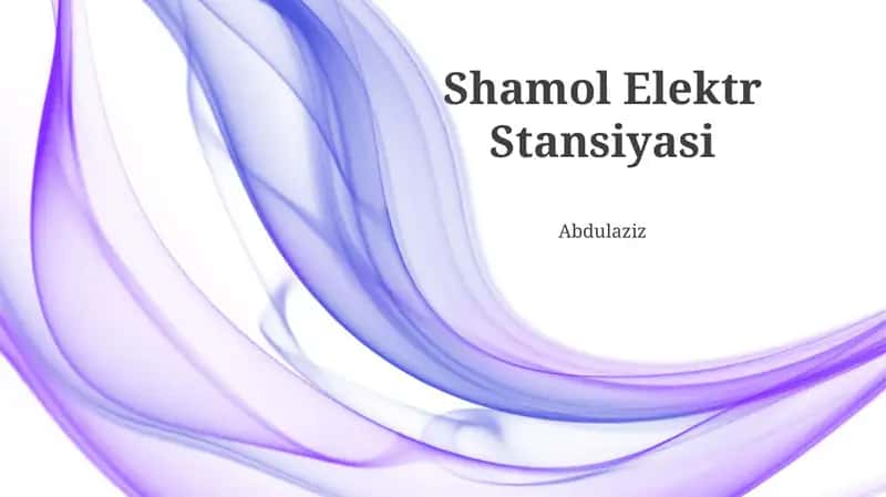 Shamol Elektr Stansiyasi