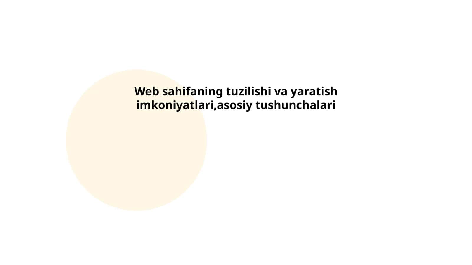 Veb sayt loyihalash jarayonlari
