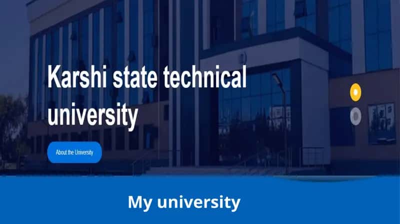 My university Karshi State Technical University