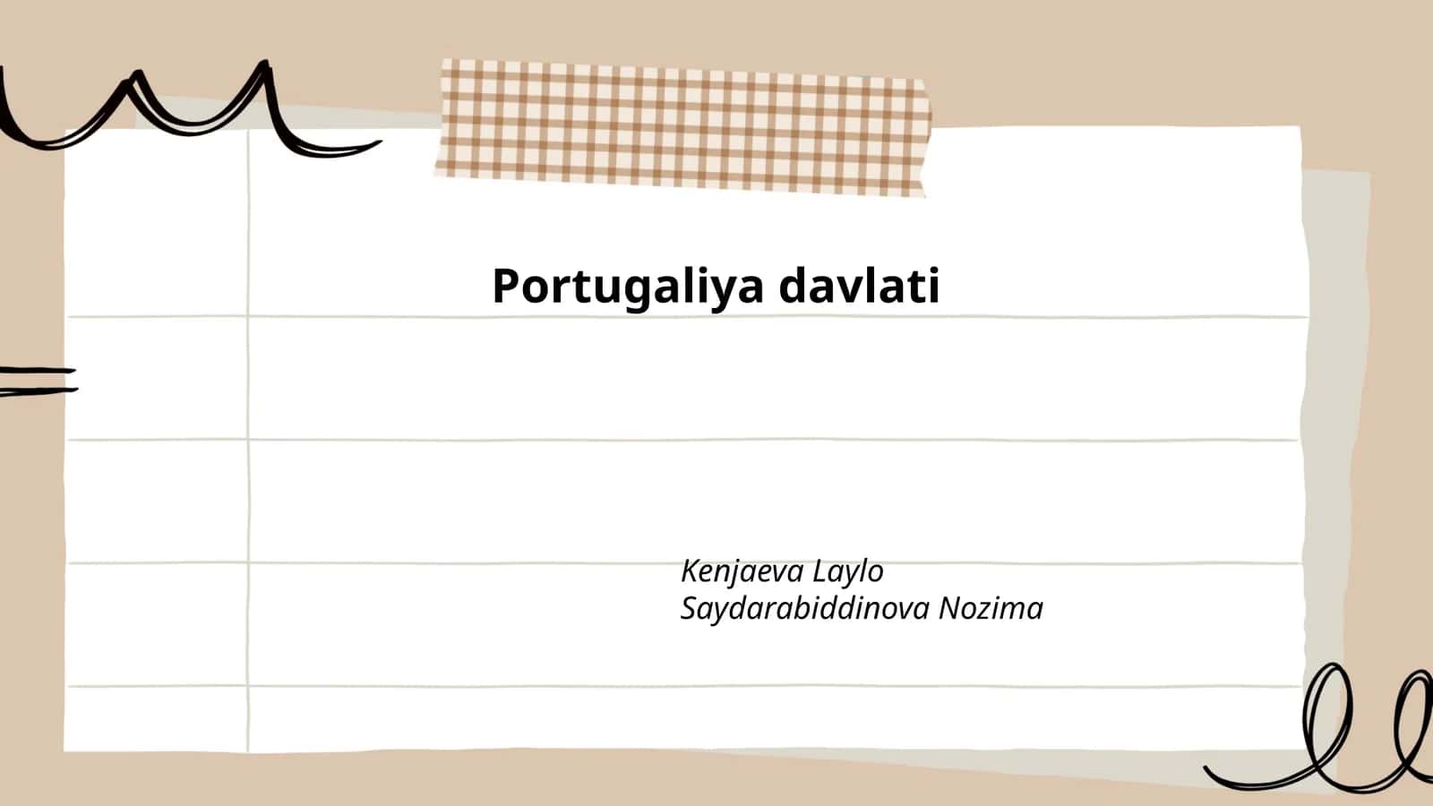 Portugaliya davlati tarixi