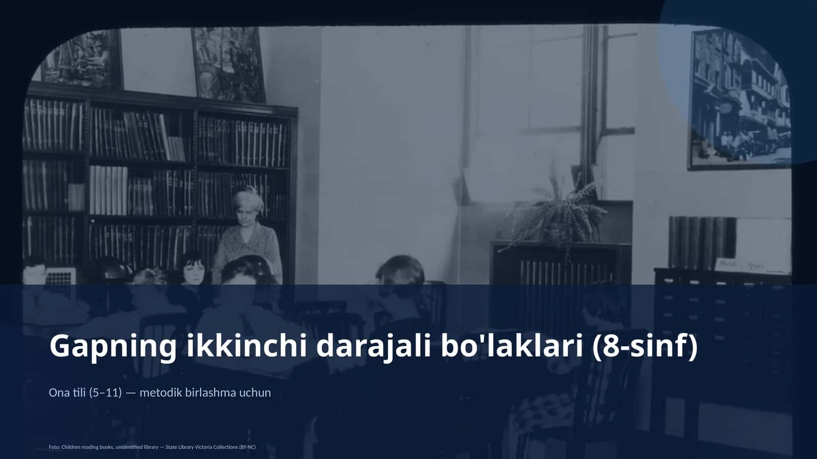 Gapning ikkinchi darajali bo'laklari (8-sinf)
