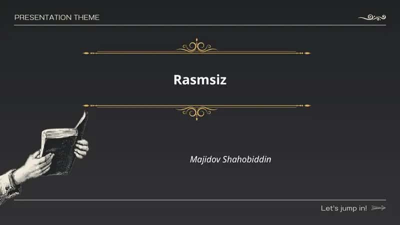 Rasmsiz texnologiyalar