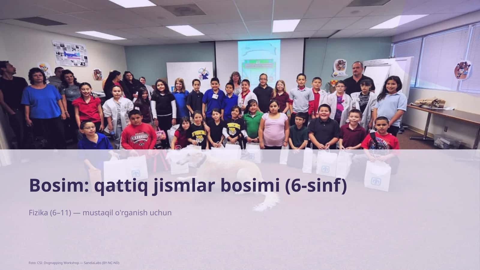 Bosim: qattiq jismlar bosimi (6-sinf)
