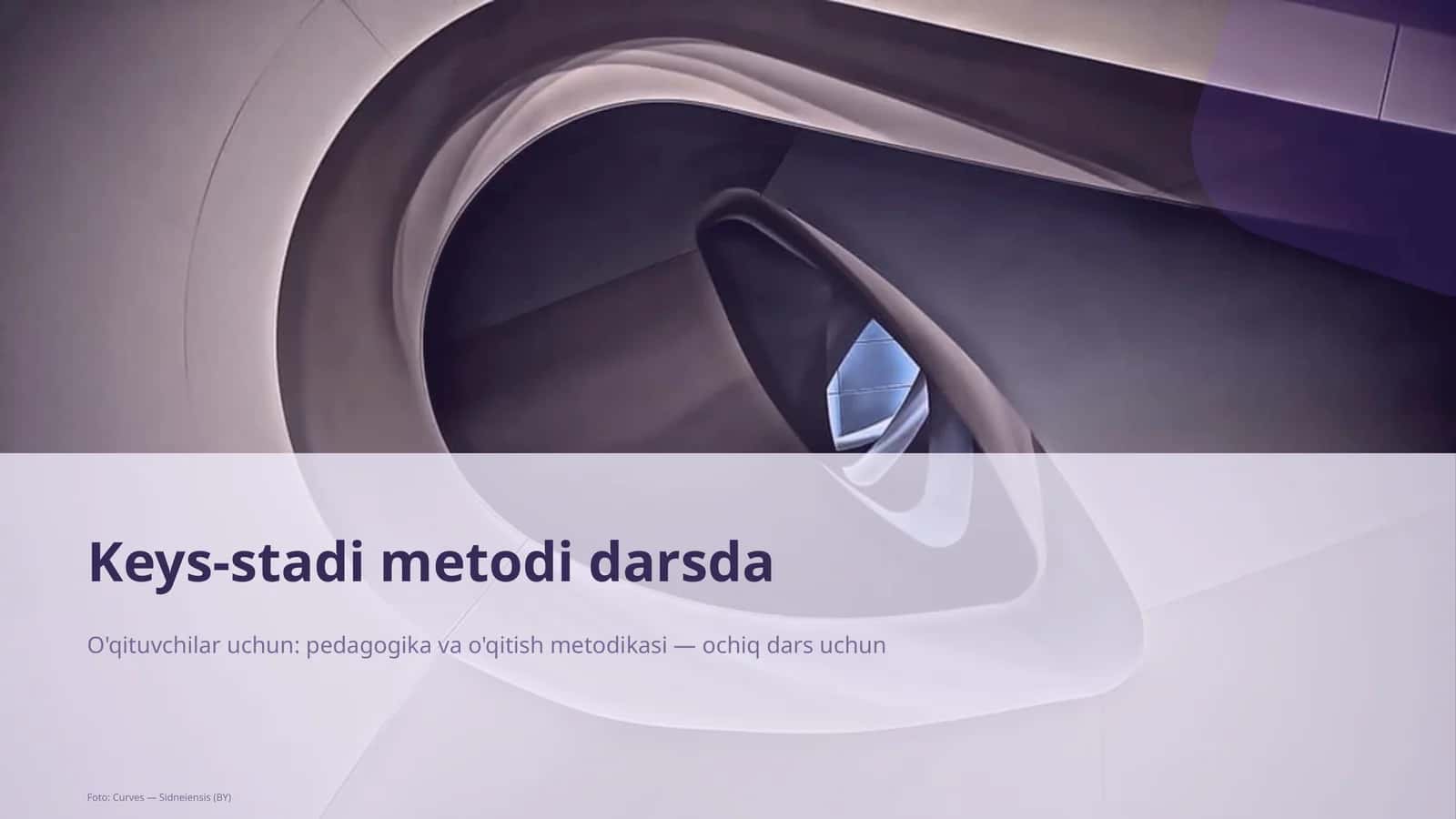 Keys-stadi metodi darsda