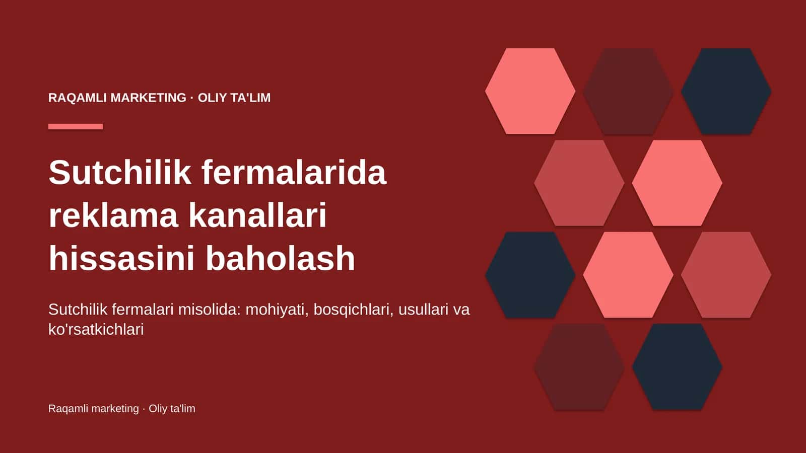 sutchilik fermalarida reklama kanallari hissasini baholash 2322