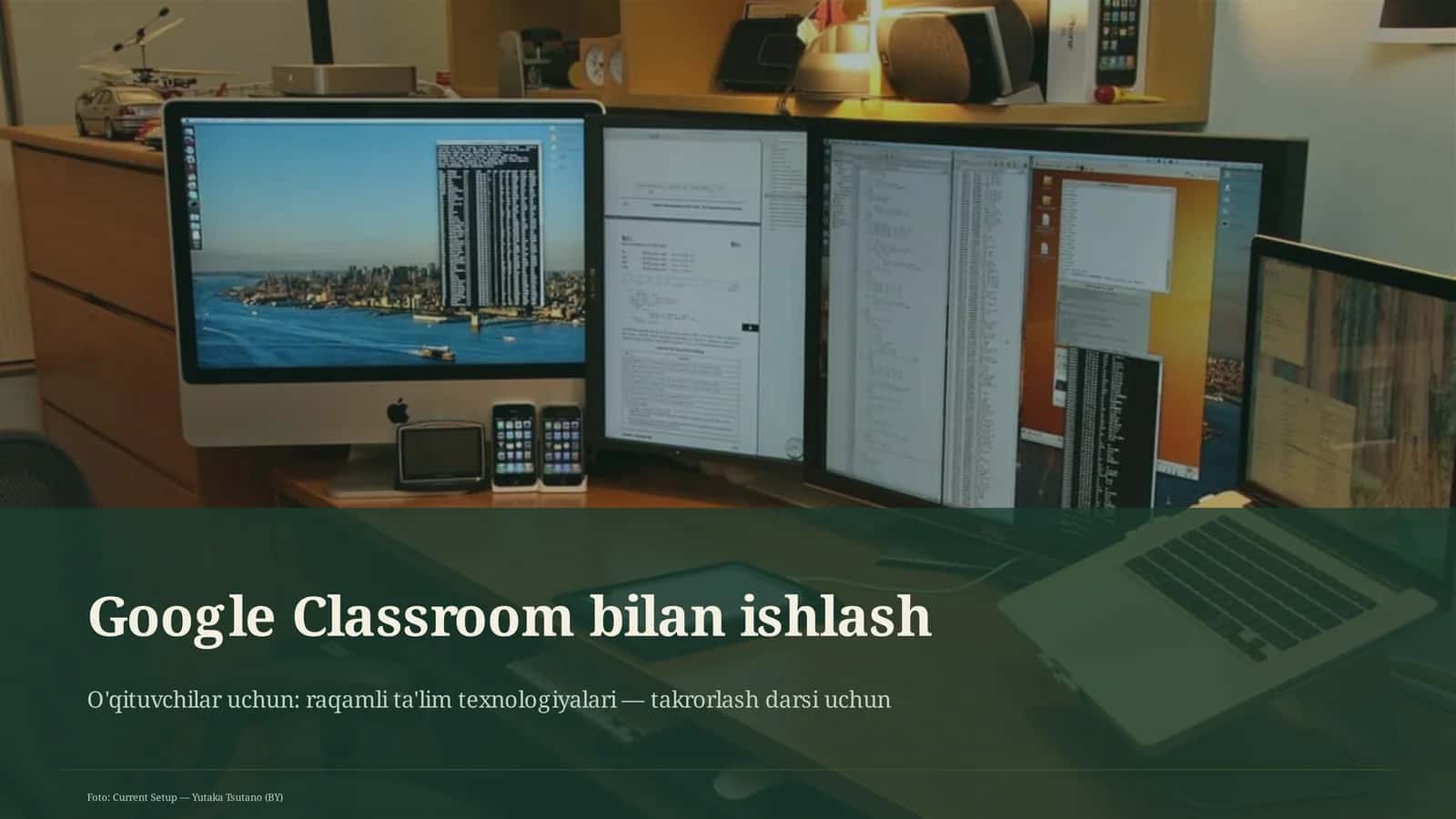 Google Classroom bilan ishlash