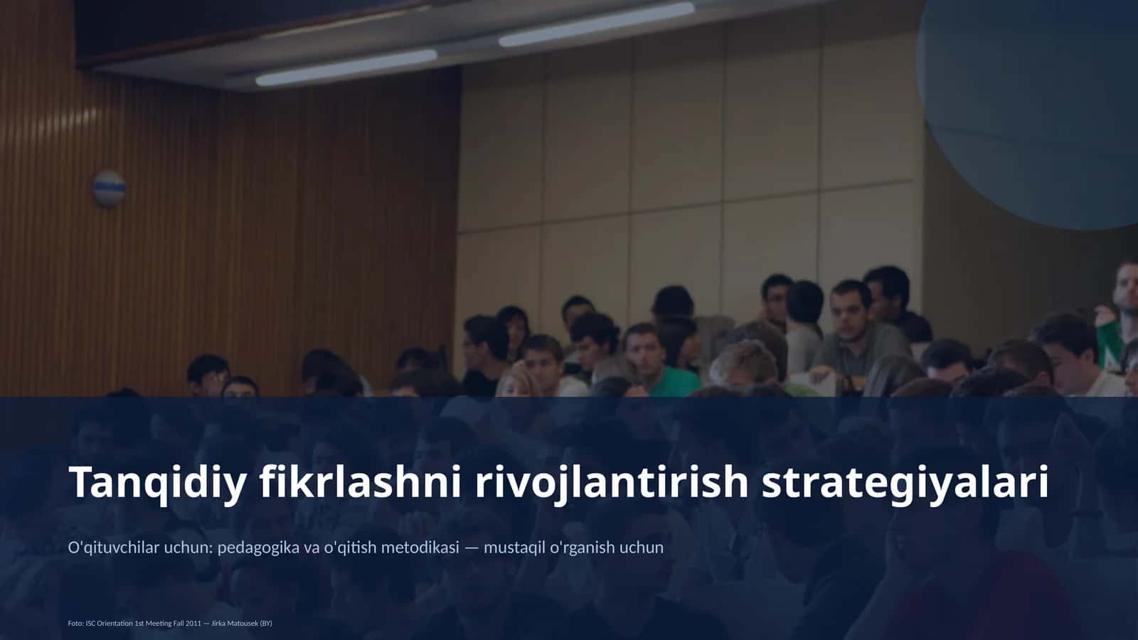 Tanqidiy fikrlashni rivojlantirish strategiyalari