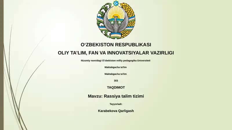 Rossiya talim tizimi