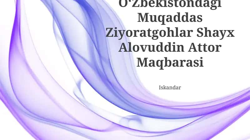 Shayx Alauddin Attor maqbarasi