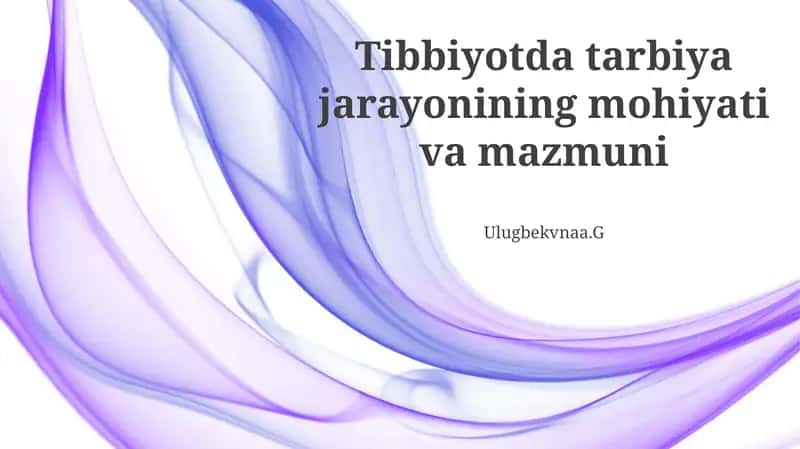 Texnologiyaning tibbiyot ta'limiiga ta'siri