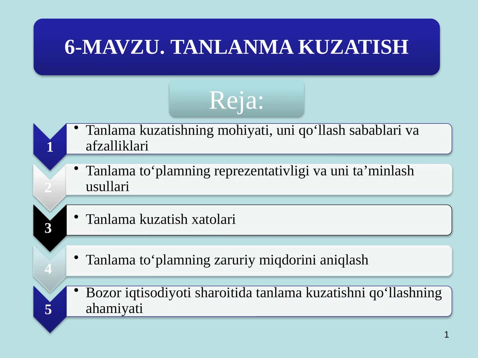 Tanlama kuzatish
