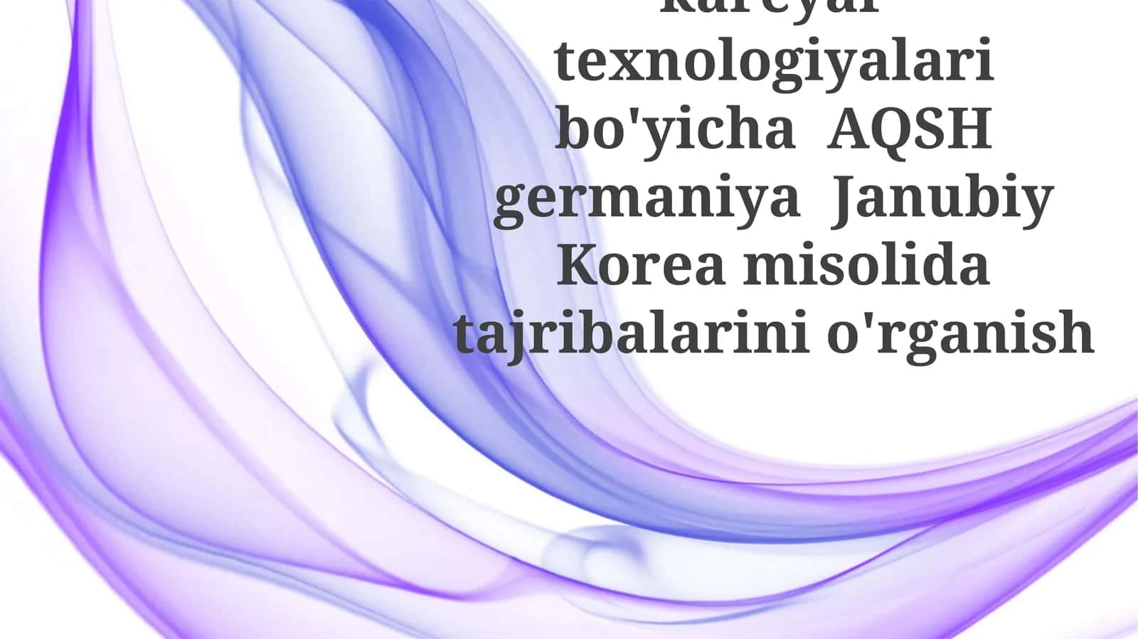 Germaniya kasb-hunar texnologiyalari ekosistemasi
